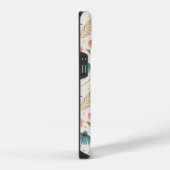 Pattern Echineceas Glitter iPhoneケース (右側面)