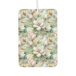 Pattern Elegant Magnolia Flowers カーエアーフレッシュナー