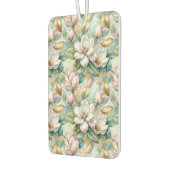 Pattern Elegant Magnolia Flowers カーエアーフレッシュナー (左)