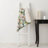 Pattern Elegant Magnolia Flowers シェルパブランケット (インサイチュ)