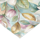 Pattern Elegant Magnolia Flowers ロングテーブルランナー (コーナー)