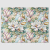 Pattern Elegant Magnolia Flowers 薄葉紙 (正面)