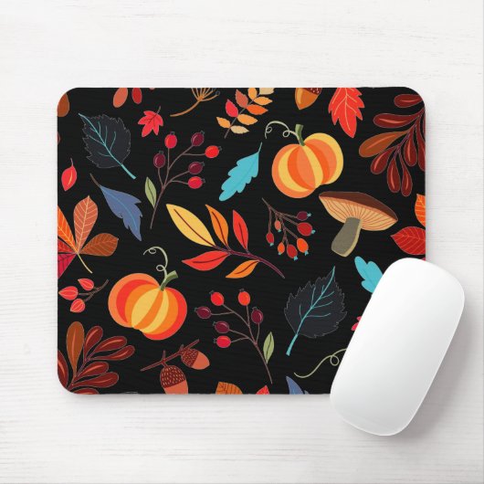 Pattern Fall Mouse Pad マウスパッド (マウス)
