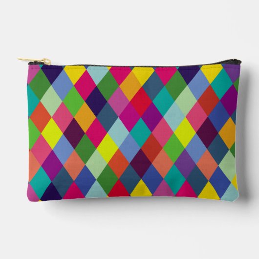 Pattern Fashion Colorful- Modern spring hipster アクセサリーポーチ (正面)