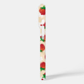 Pattern featuring strawberries and white flowers Case-Mate iPhoneケース (裏面 / 左)
