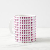 Pattern Flower jGibney The MUSEUM Zazzle ギフト コーヒーマグカップ (正面左)