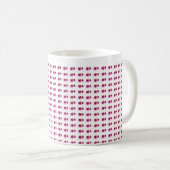 Pattern Flower jGibney The MUSEUM Zazzle Coffee Mu コーヒーマグカップ (正面右)