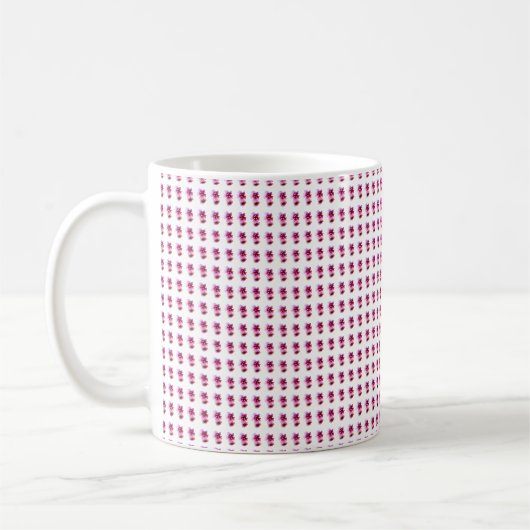 Pattern Flower jGibney The MUSEUM Zazzle Gifts コーヒーマグカップ (左)