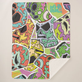 Pattern Goods Textile Wrestling Fan Licha Umbro シェルパブランケット