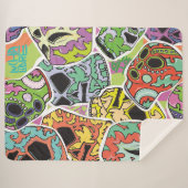 Pattern Goods Textile Wrestling Fan Licha Umbro シェルパブランケット (正面(横))