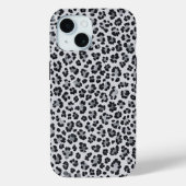 Pattern Gray Leopard Print Case-Mate iPhoneケース (裏面)