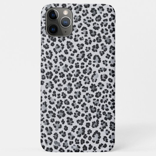 Pattern Leopard Print Gray Case-Mate iPhoneケース (裏面)
