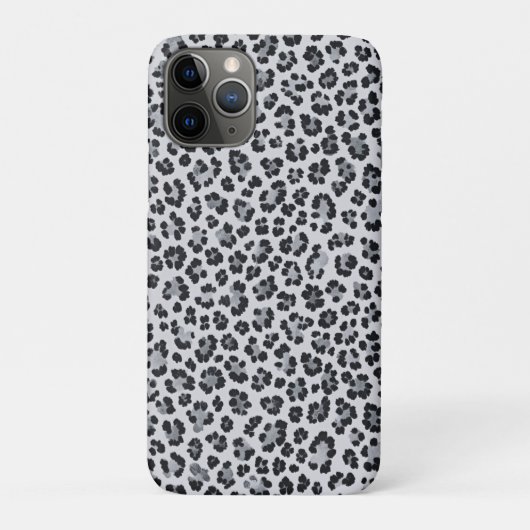 Pattern Leopard Print Gray Case-Mate iPhoneケース (裏)
