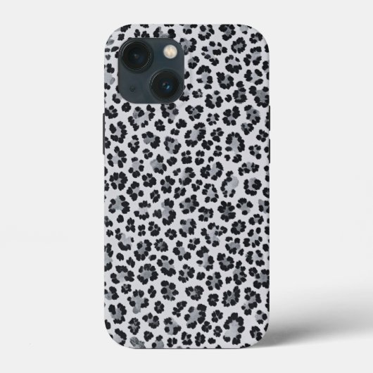 Pattern Leopard Print Gray Case-Mate iPhoneケース (裏面)