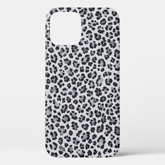 Pattern Leopard Print Gray Case-Mate iPhoneケース (裏面)
