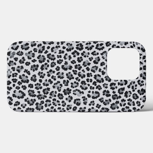 Pattern Leopard Print Gray Case-Mate iPhoneケース (裏面 (横))
