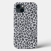 Pattern Leopard Print Gray Case-Mate iPhoneケース (裏面)