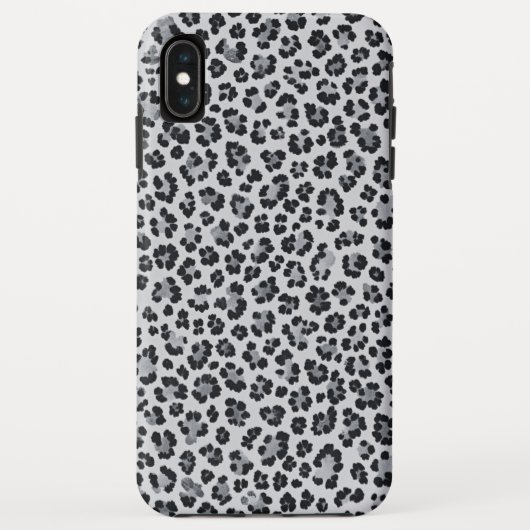 Pattern Leopard Print Gray Case-Mate iPhoneケース (裏面)