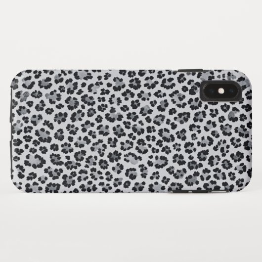 Pattern Leopard Print Gray Case-Mate iPhoneケース (裏面(横))