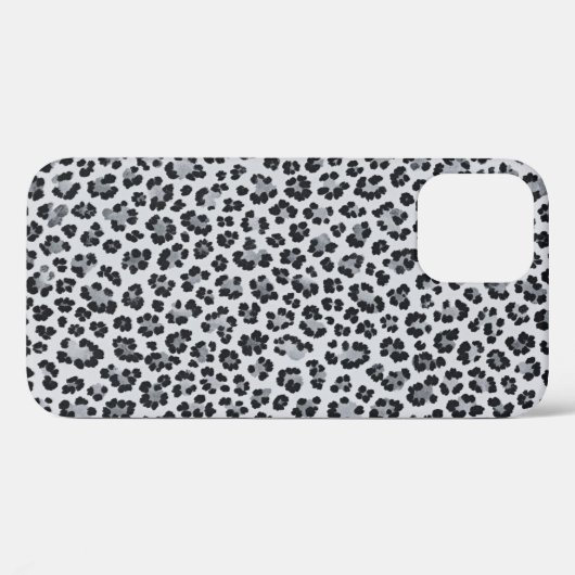 Pattern Leopard Print Gray Case-Mate iPhoneケース (裏面 (横))