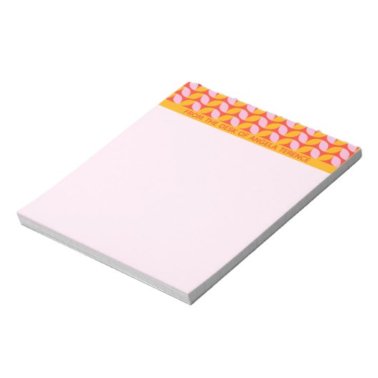 Pattern Notepadのデスクパーソナライズされたからモダン ノートパッド (回転)