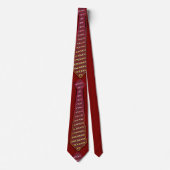 Pattern Novelty Dk Red ネクタイ (正面)