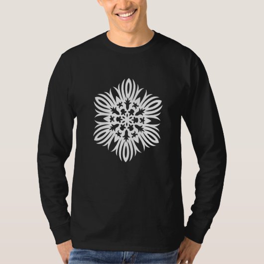 Pattern Of A Snowflake Nr 9 Tシャツ (正面)