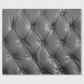 pattern of black genuine leather texture using as  ラッピングペーパー (フラット)