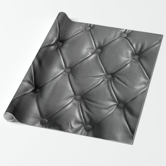 pattern of black genuine leather texture using as  ラッピングペーパー (アンロールド)