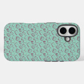 Pattern of Books in Dark Red Case-Mate iPhoneケース (裏面 (横))