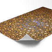pattern of ceiling of Royal Acazar de Seville ポスター (角)