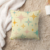 Pattern of colorful retro stars クッション (ブランケット)