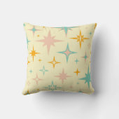 Pattern of colorful retro stars クッション (裏面)