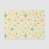 Pattern of colorful retro stars 薄葉紙 (正面)