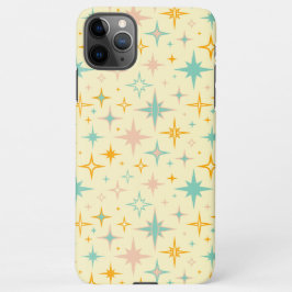 Pattern of colorful retro stars iPhone 11Pro maxケース