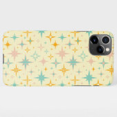 Pattern of colorful retro stars iPhoneケース (裏面横)