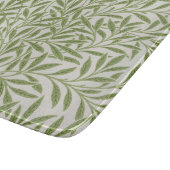 Pattern of green leafy branches  カッティングボード (角)