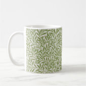 Pattern of green leafy branches  コーヒーマグカップ (左)