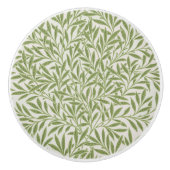 Pattern of green leafy branches  セラミックノブ (正面)