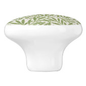 Pattern of green leafy branches  セラミックノブ (側面)