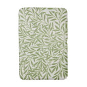 Pattern of green leafy branches  バスマット (正面縦)