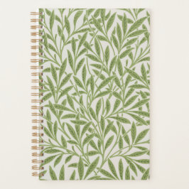 Pattern of green leafy branches  プランナー手帳