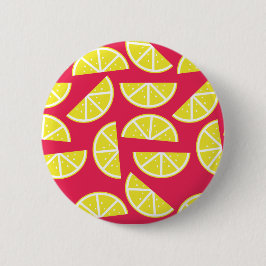 pattern of lemon 缶バッジ