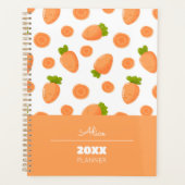 Pattern of small carrots and slices プランナー手帳 (正面)