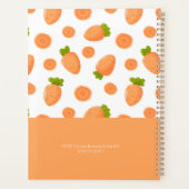 Pattern of small carrots and slices プランナー手帳 (裏面)