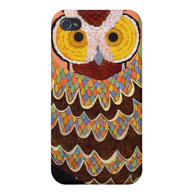 Pattern Owl氏のiphone 4 iPhoneケース (裏面)