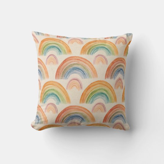 Pattern Rainbow クッション (正面)