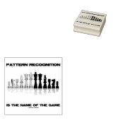 Pattern Recognitionはチェスの名前 ラバースタンプ (押印)