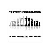 Pattern Recognitionはチェスの名前 ラバースタンプ (インプリント)