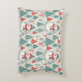 Pattern Scandinavian Snowman アクセントクッション (裏面(縦))